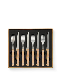 Forli BBQ bestick set om 8 delar