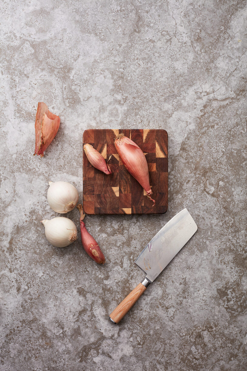 Mini Cutting Board with Vintage Silver Knife – Nest Interior Design