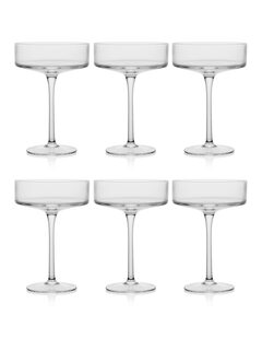 York Champange coupe 6- pack