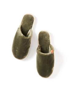 Louis plush slippers