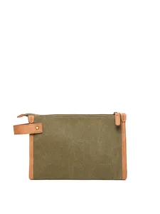 Bosler GRS recycled canvas toiletry bag 