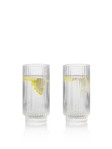 York glass highball 2 pack