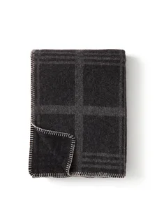 Lauro merino blanket grey