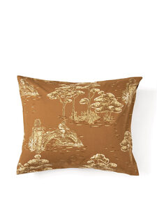 Mulberry pillow case toile gold