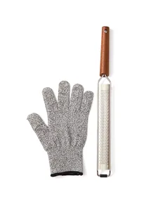 Grater and glove