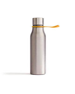 Lean thermos bottle steel - orange grip 