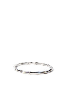 Grinda bamboo bangle silver