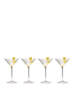 Carver cocktail glass set of 4