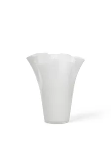 Cilo glass vase white