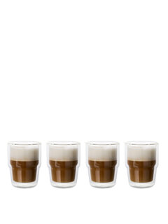 Luno kaksiseinäiset kahvilasit, 4 kpl