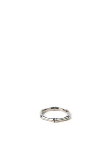 Grinda bamboo ring, silver