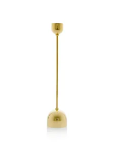 Droppen brass tall candle holder